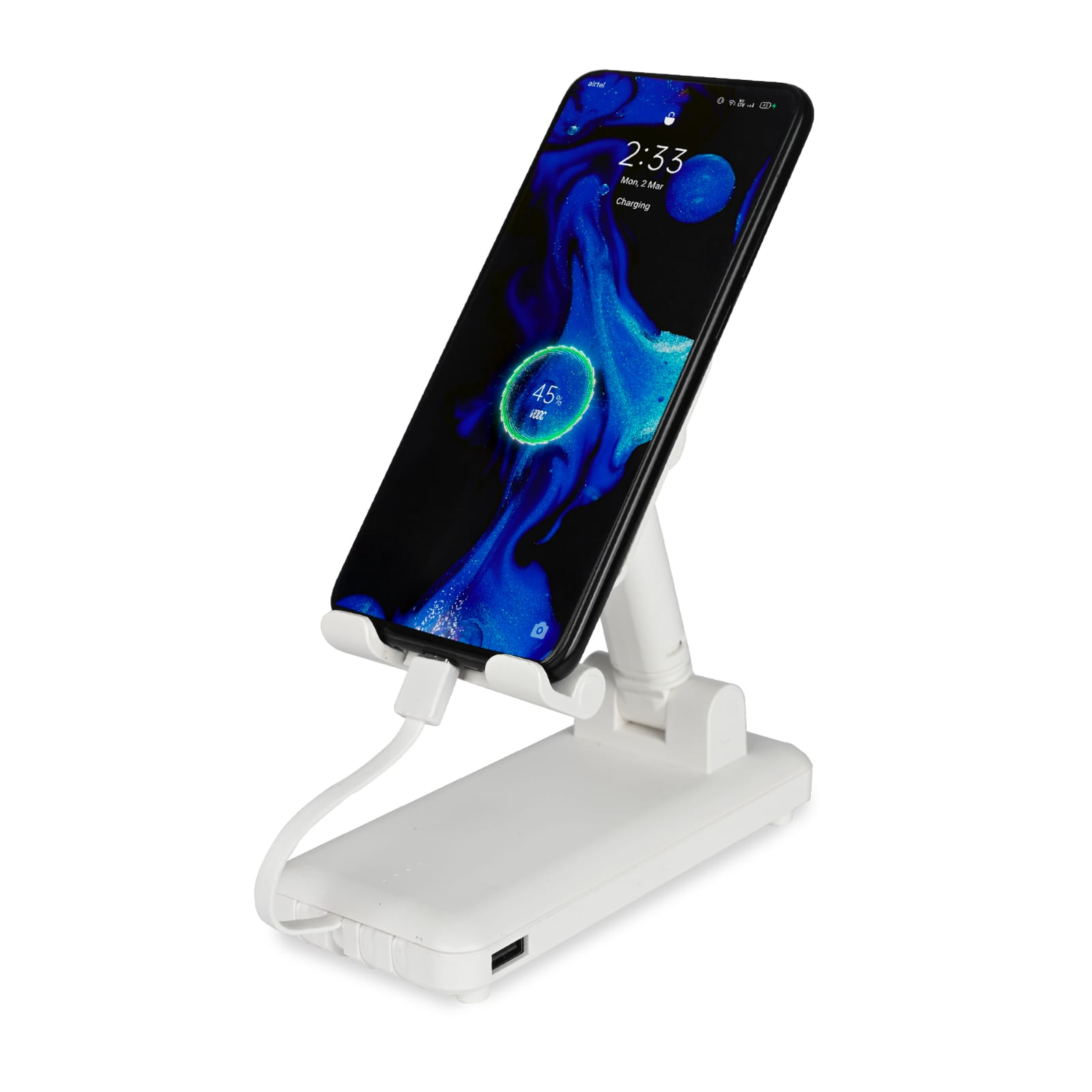 evm power bank with mobile stand